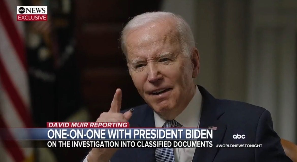 Biden Scolds ABC’s David Muir For Asking About His Stolen Classified Documents Scandal (VIDEO)