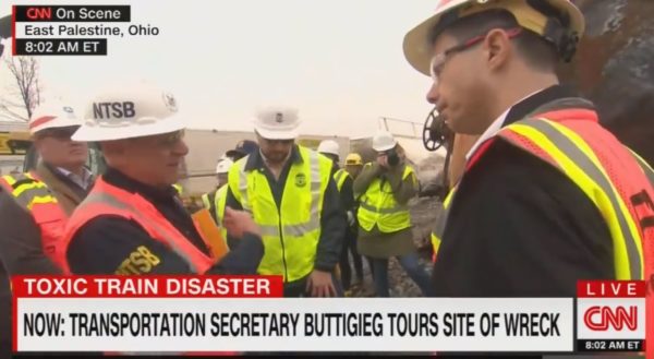 Pete Buttigieg Sneaks Into East Palestine at 7 AM Before the Locals Wake Up – What a Clown Show