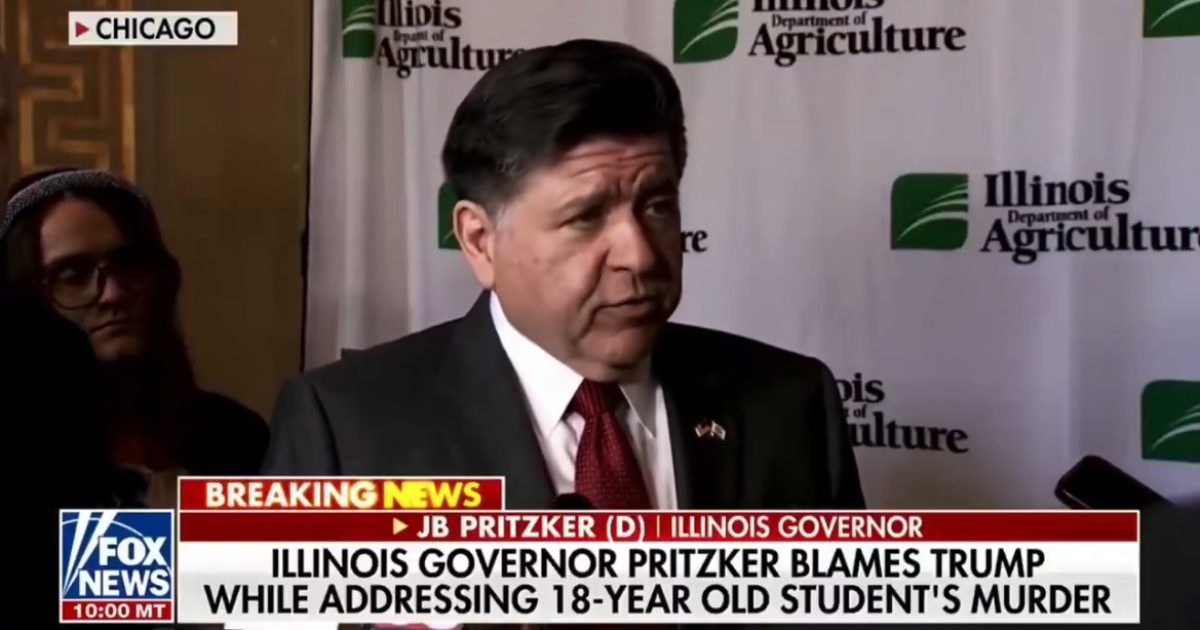 Pritzker Blames Trump Following Murder of Loyola University Student by Illegal Alien (VIDEO)