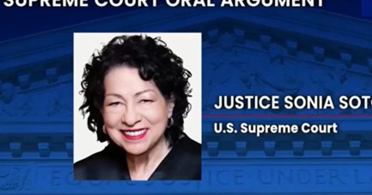Sonia Sotomayor Gets SCHOOLED By RNC Lawyer After Trying to Embarrass Him With a Not-So-Wise Zinger to Justify Endless Mail-In Voting (AUDIO)