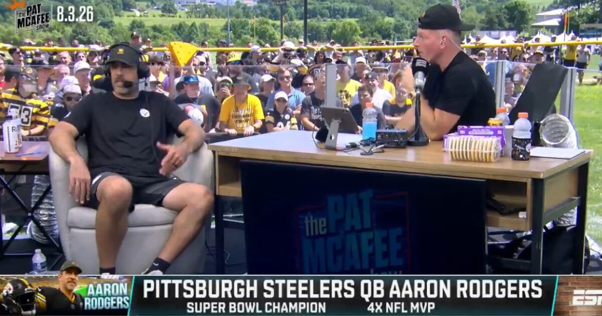 GOING VIRAL: Aaron Rodgers RIPS Into “Absolute Coward” Fauci During Interview at Steelers Training Camp (VIDEO)